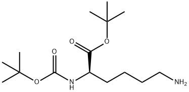 tert-butyl (2R)-2,6-bis({[(tert-butoxy)carbonyl]amino})hexanoate Structure