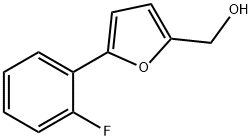 2-Furanmethanol, 5-(2-fluorophenyl)- Structure