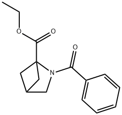 2-Azabicyclo[2.1.1]hexane-1-carboxylic acid, 2-benzoyl-, ethyl ester Structure