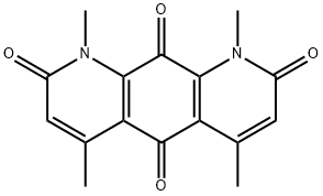 Pyrido[3,2-g]quinoline-2,5,8,10(1H,9H)-tetrone, 1,4,6,9-tetramethyl- Structure