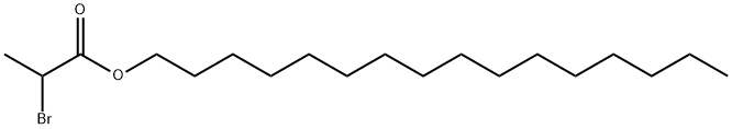 Propanoic acid, 2-bromo-, hexadecyl ester Structure