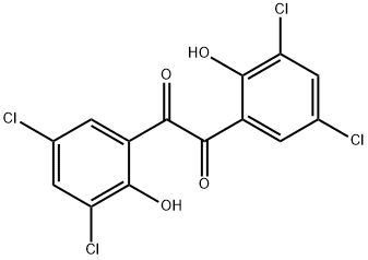 Ethanedione, bis(3,5-dichloro-2-hydroxyphenyl)- (9CI) Structure