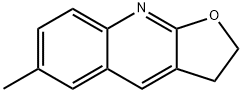 Furo[2,3-b]quinoline, 2,3-dihydro-6-methyl- Structure