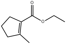 1-Cyclopentene-1-carboxylic acid, 2-methyl-, ethyl ester 구조식 이미지