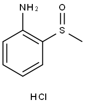 Benzenamine, 2-(methylsulfinyl)-, hydrochloride (1:1) Structure