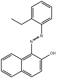 2-Naphthalenol, 1-[2-(2-ethylphenyl)diazenyl]- Structure