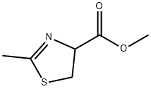 4-Thiazolecarboxylic acid, 4,5-dihydro-2-methyl-, methyl ester Structure