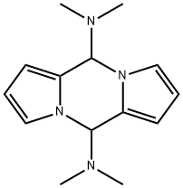 5H,10H-Dipyrrolo[1,2-a:1',2'-d]pyrazine-5,10-diamine, N5,N5,N10,N10-tetramethyl- 구조식 이미지