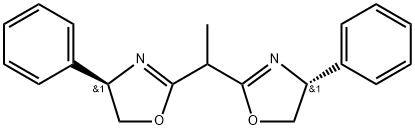 Oxazole, 2,2'-ethylidenebis[4,5-dihydro-4-phenyl-, (4R,4'R)- 구조식 이미지