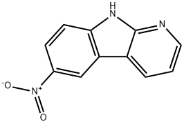 9H-Pyrido[2,3-b]indole, 6-nitro- Structure