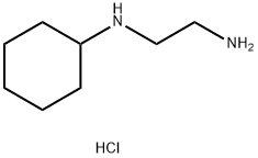 N1-cyclohexylethane-1,2-diamine dihydrochloride 구조식 이미지