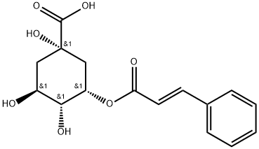 5-O-Cinnamoylquinic acid 구조식 이미지