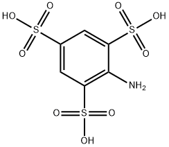 1,3,5-Benzenetrisulfonic acid, 2-amino- Structure