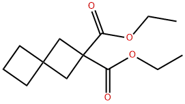 Spiro<3.3>heptandicarbonsaeure-2,2-diethylester Structure
