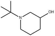 3-Piperidinol, 1-(1,1-dimethylethyl)- Structure