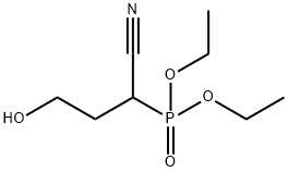 Phosphonic acid, (1-cyano-3-hydroxypropyl)-, diethyl ester (9CI) 구조식 이미지