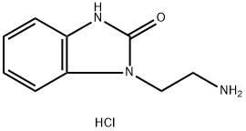 1-(2-Aminoethyl)-2,3-dihydro-1h-1,3-benzodiazol-2-one hydrochloride 구조식 이미지