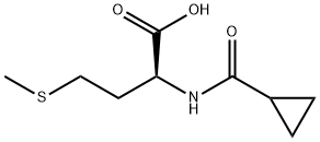 2-(cyclopropylformamido)-4-(methylsulfanyl)butanoic Acid 구조식 이미지