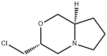 1H-Pyrrolo[2,1-c][1,4]oxazine, 3-(chloromethyl)hexahydro-, (3R,8aR)- Structure