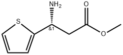 METHYL (3R)-3-AMINO-3-(THIOPHEN-2-YL)PROPANOATE Structure