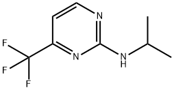 2-Pyrimidinamine, N-(1-methylethyl)-4-(trifluoromethyl)- 구조식 이미지