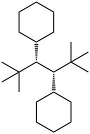 Cyclohexane, 1,1'-[1,2-bis(1,1-dimethylethyl)-1,2-ethanediyl]bis-, (R*,R*)- (9CI) Structure