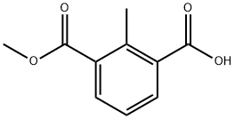 1,3-Benzenedicarboxylic acid, 2-methyl-, 1-methyl ester Structure