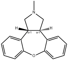 (3aS,12bS)-2-Methyl-2,3,3a,12b-tetrahydro-1H-dibenzo[2,3:6,7]oxepino[4,5-c]pyrrole Structure