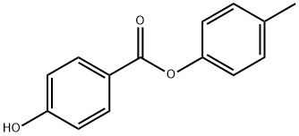 Benzoic acid, 4-hydroxy-, 4-methylphenyl ester Structure