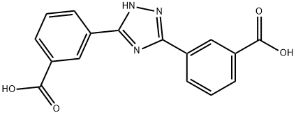 Benzoic acid, 3,3'-(1H-1,2,4-triazole-3,5-diyl)bis- (9CI) Structure