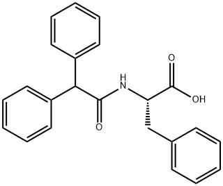 L-Phenylalanine, N-(diphenylacetyl)- (9CI) 구조식 이미지