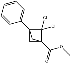 Bicyclo[1.1.1]pentane-1-carboxylic acid, 2,2-dichloro-3-phenyl-, methyl ester Structure
