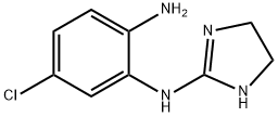 1,2-Benzenediamine, 4-chloro-N2-(4,5-dihydro-1H-imidazol-2-yl)- Structure