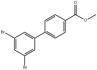 methyl 3',5'-dibromo-[1,1'-biphenyl]-4-carboxylate Structure
