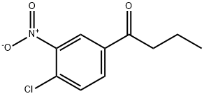 1-Butanone, 1-(4-chloro-3-nitrophenyl)- 구조식 이미지