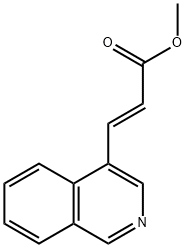 2-Propenoic acid, 3-(4-isoquinolinyl)-, methyl ester, (2E)- 구조식 이미지