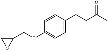 2-Butanone, 4-[4-(2-oxiranylmethoxy)phenyl]- Structure
