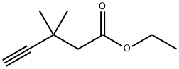 4-Pentynoic acid, 3,3-dimethyl-, ethyl ester Structure