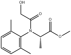 Alanine, N-(2,6-dimethylphenyl)-N-(hydroxyacetyl)-, methyl ester (9CI) Structure