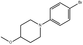 Piperidine, 1-(4-bromophenyl)-4-methoxy- Structure