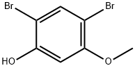 Phenol, 2,4-dibromo-5-methoxy- Structure