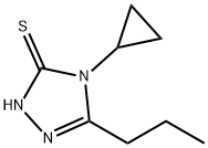 3H-1,2,4-Triazole-3-thione, 4-cyclopropyl-2,4-dihydro-5-propyl- Structure