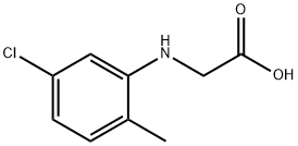 N-(5-chloro-2-methylphenyl)glycine Structure