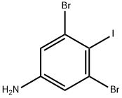 Benzenamine, 3,5-dibromo-4-iodo- Structure