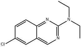 2-Quinazolinamine, 6-chloro-N,N-diethyl- Structure