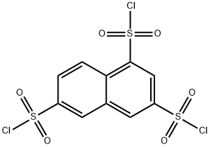 1,3,6-Naphthalenetrisulfonyl trichloride Structure