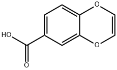 1,4-Benzodioxin-6-carboxylic acid 구조식 이미지