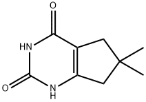 6,6-Dimethyl-6,7-dihydro-1H-cyclopenta[d]pyrimidine-2,4(3H,5H)-dione 구조식 이미지