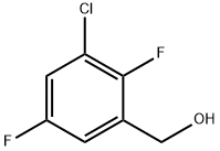 Benzenemethanol, 3-chloro-2,5-difluoro- Structure