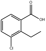 Benzoic acid, 3-chloro-2-ethyl- Structure